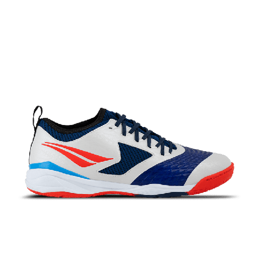 Calzado de Futsal Max 1000 Locker Ecoknit Blanco y Azul